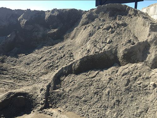 Plaster sand (0/2) per ton